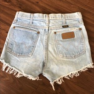 Light Blue Wrangler denim shorts